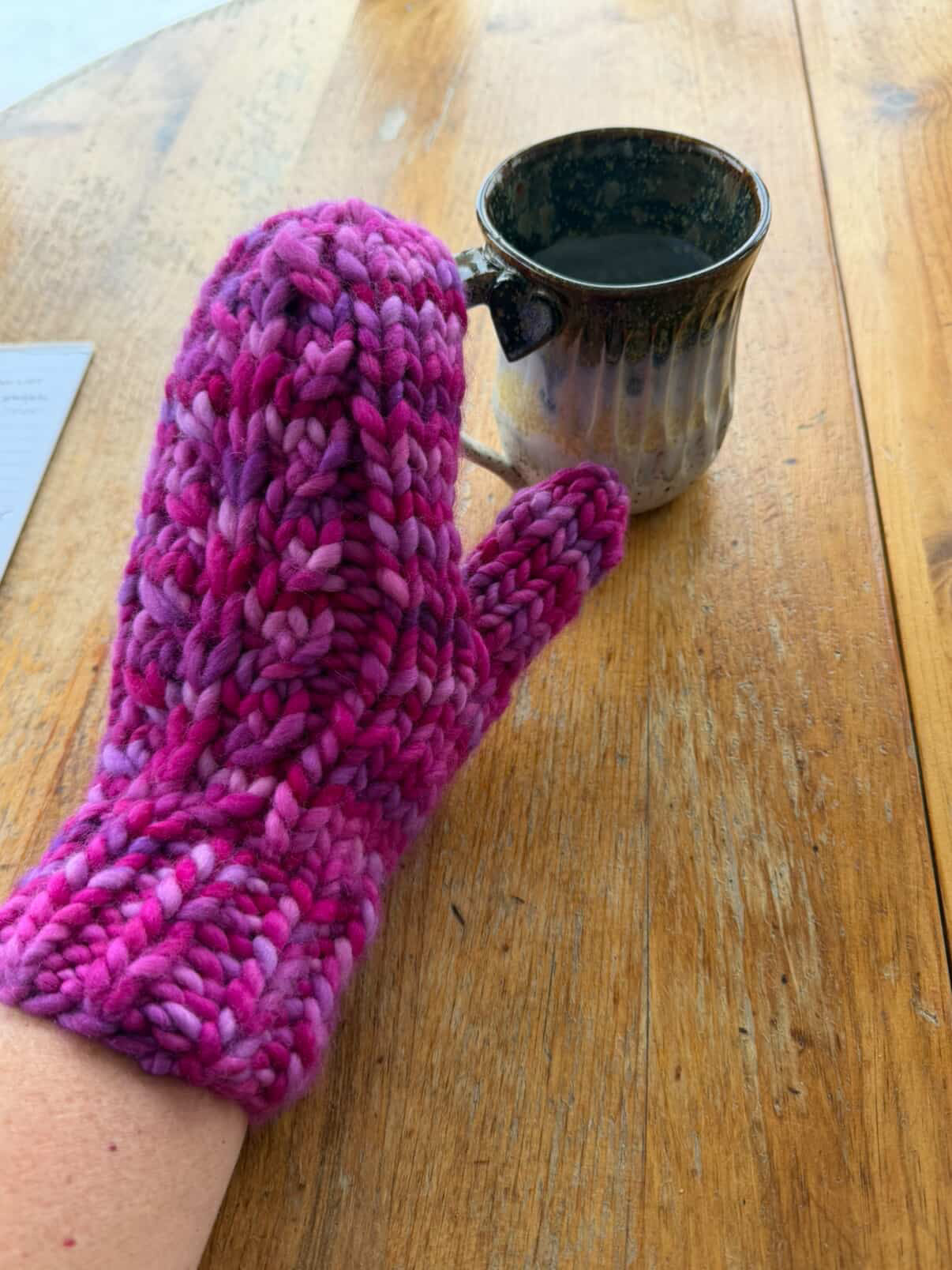 The Faux Shizzle Mitts knitting pattern