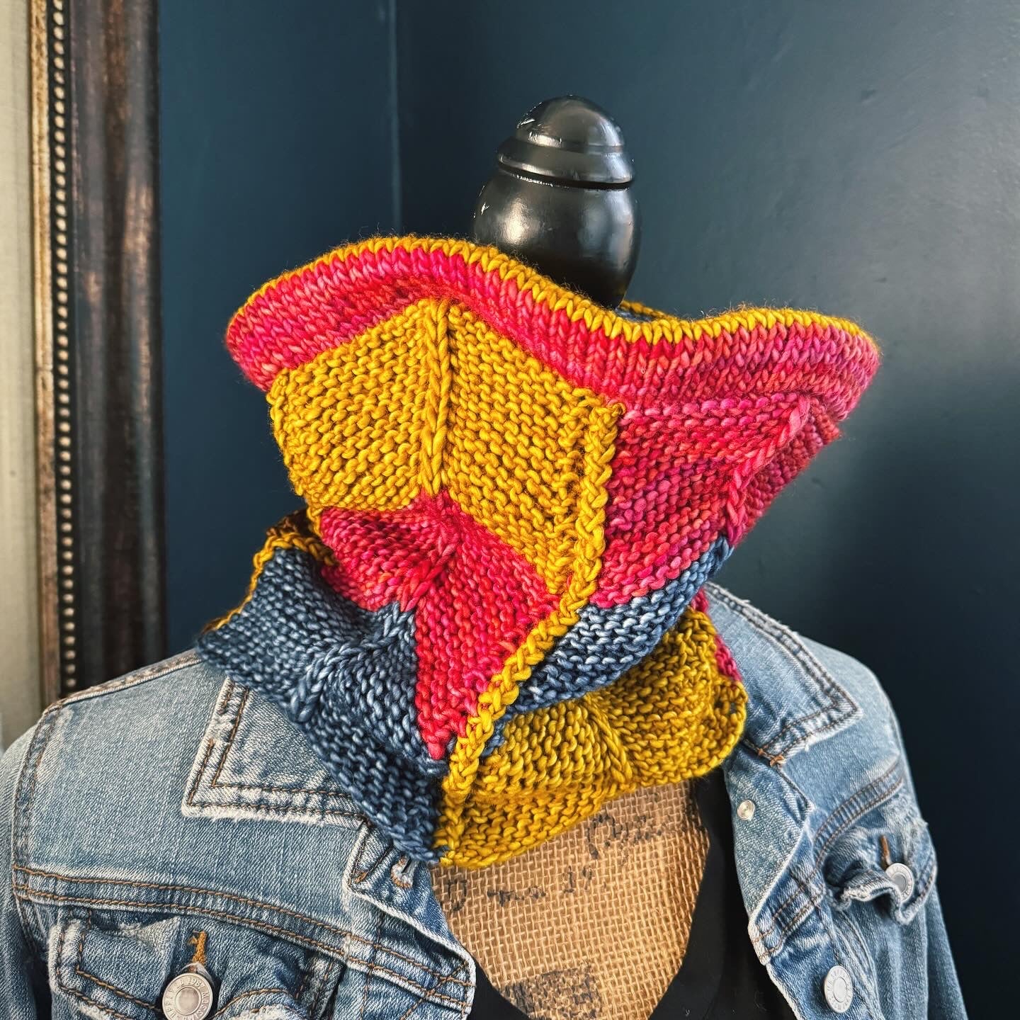 Cowl hand knit women's luxury neck warmer 100% merino wool spring fall accessories gift