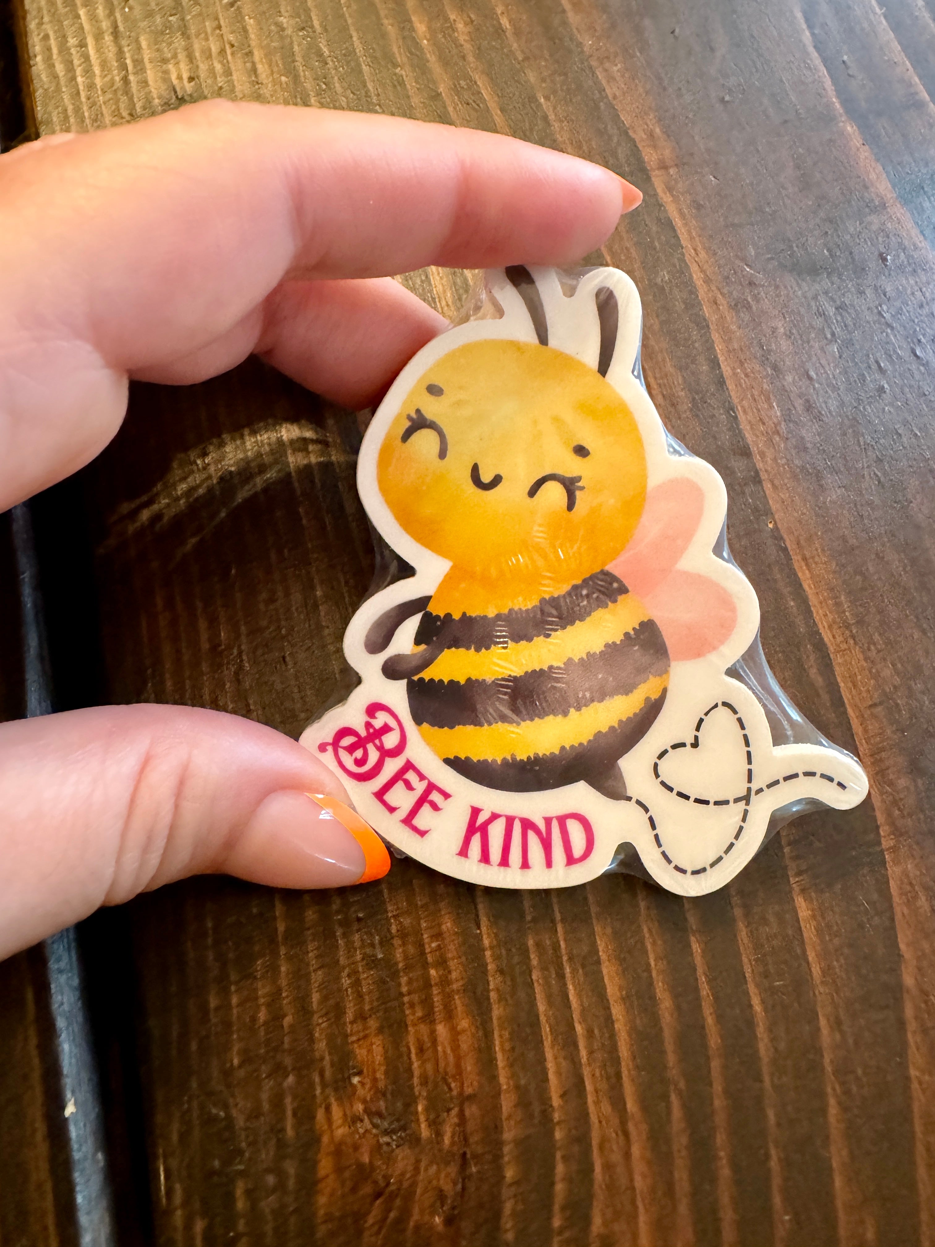 Bee Kind 3" vinyl sticker