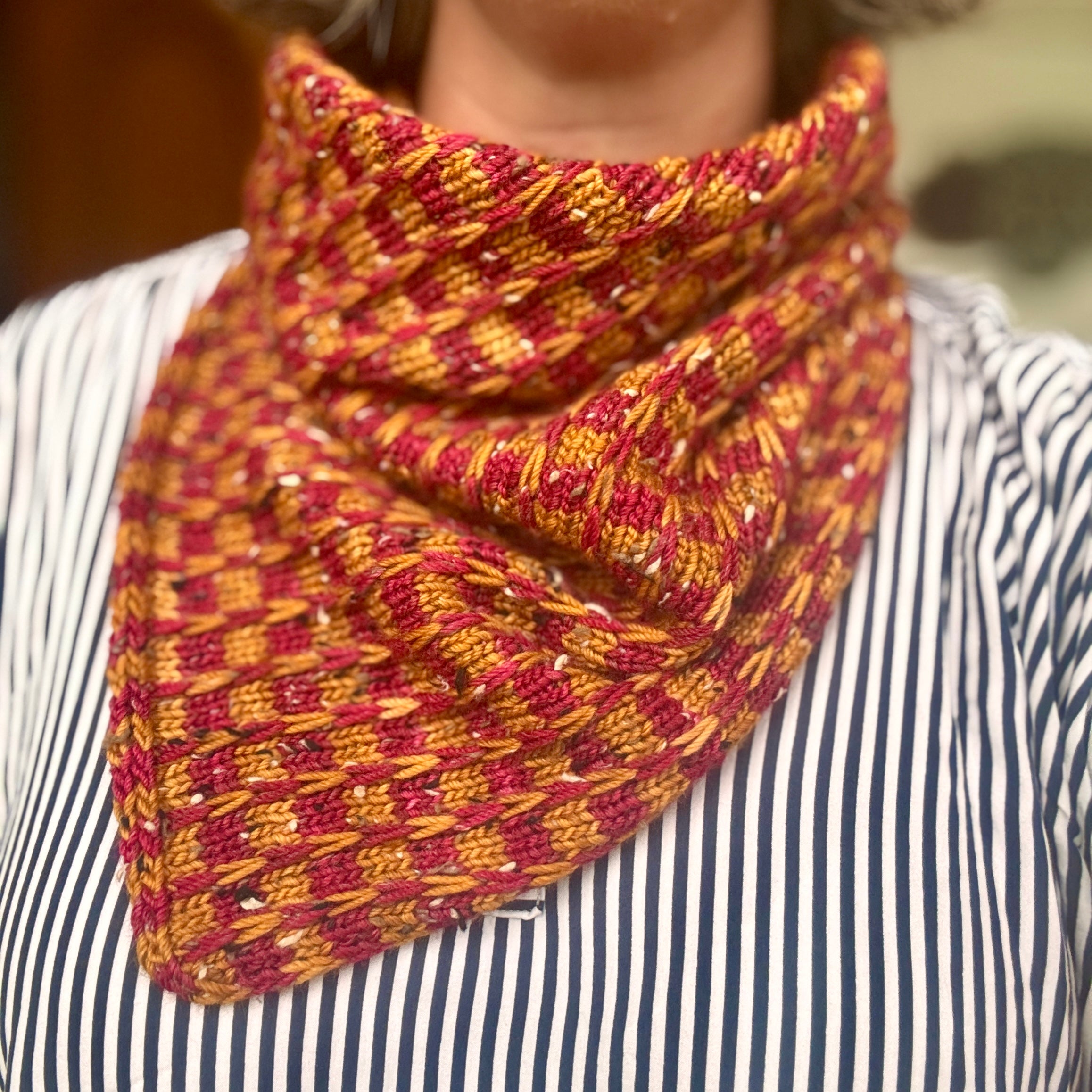 Cowl hand knit women's luxury neck warmer 100% merino wool spring fall accessories gift (Copy)