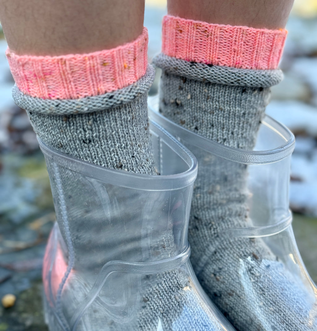 Muffin Top Socks Knitting PATTERN digital download