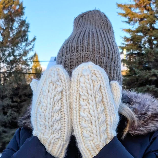 The Faux Shizzle Mitts knitting pattern