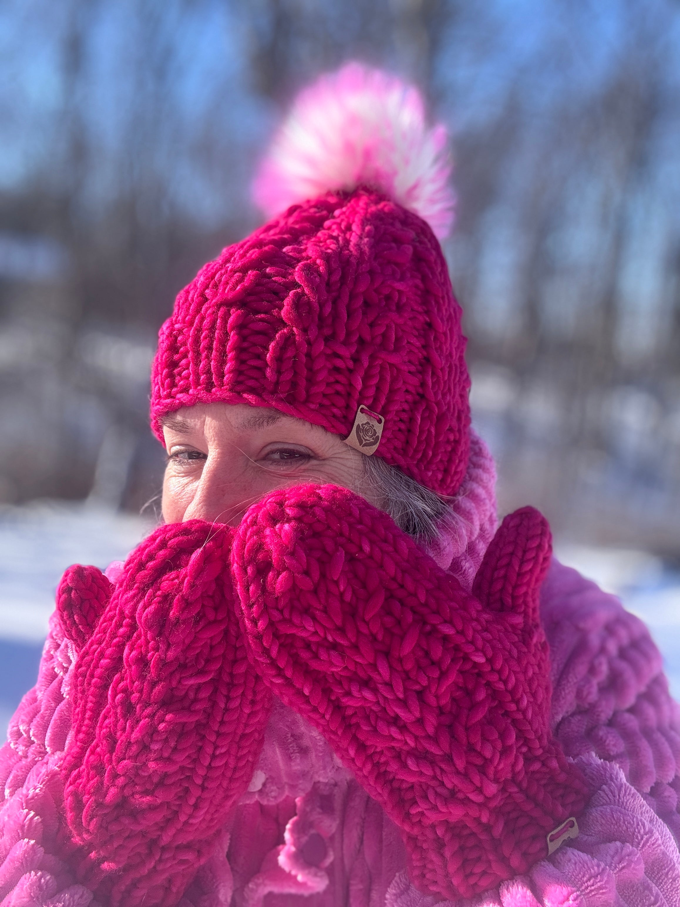 The Faux Shizzle Mitts knitting pattern