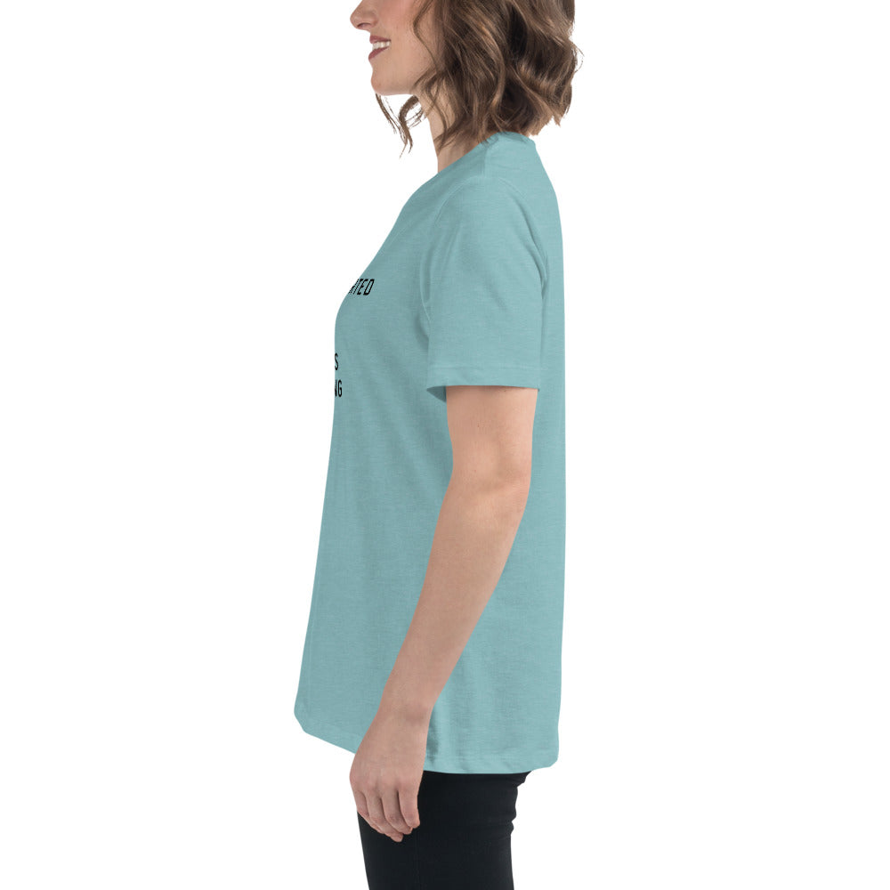 Introverted but will discuss knitting Women's Relaxed T-Shirt
