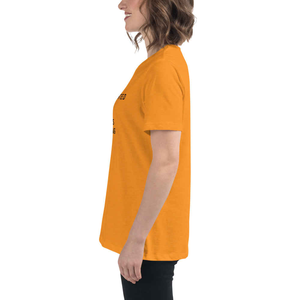 Introverted but will discuss knitting Women's Relaxed T-Shirt