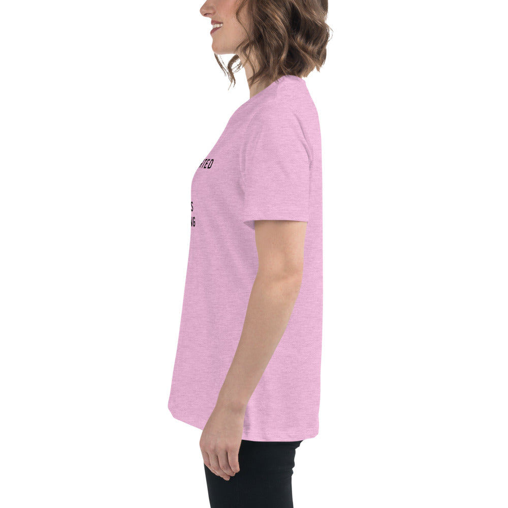 Introverted but will discuss knitting Women's Relaxed T-Shirt