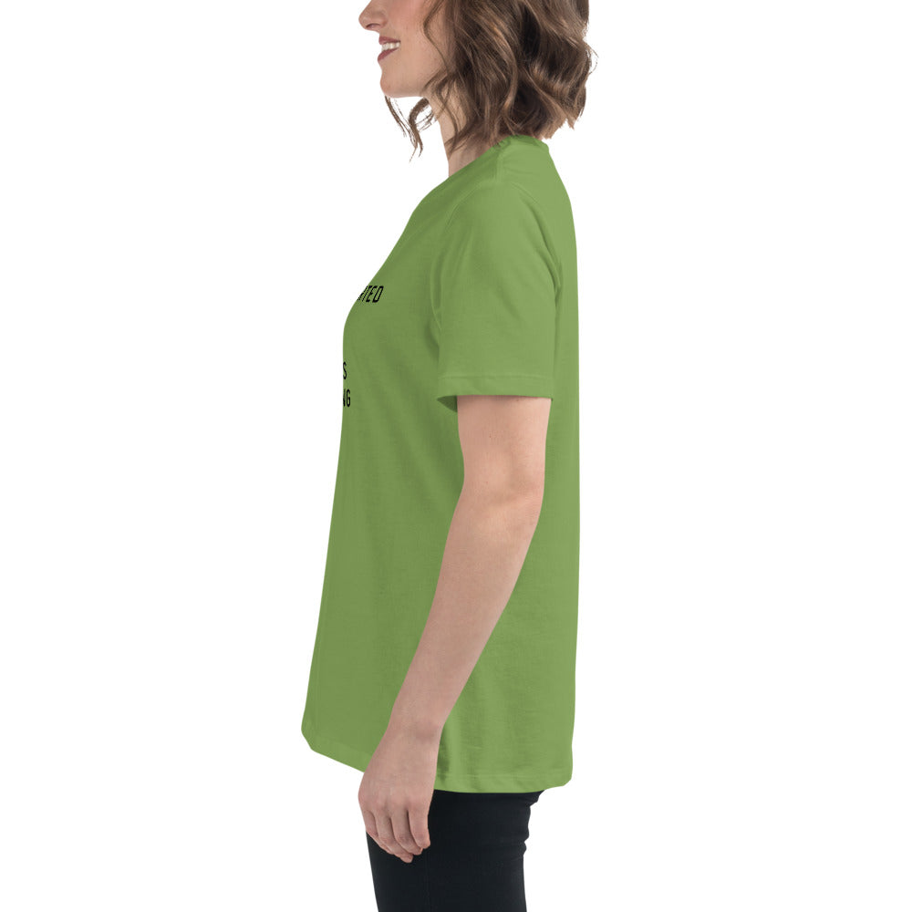 Introverted but will discuss knitting Women's Relaxed T-Shirt