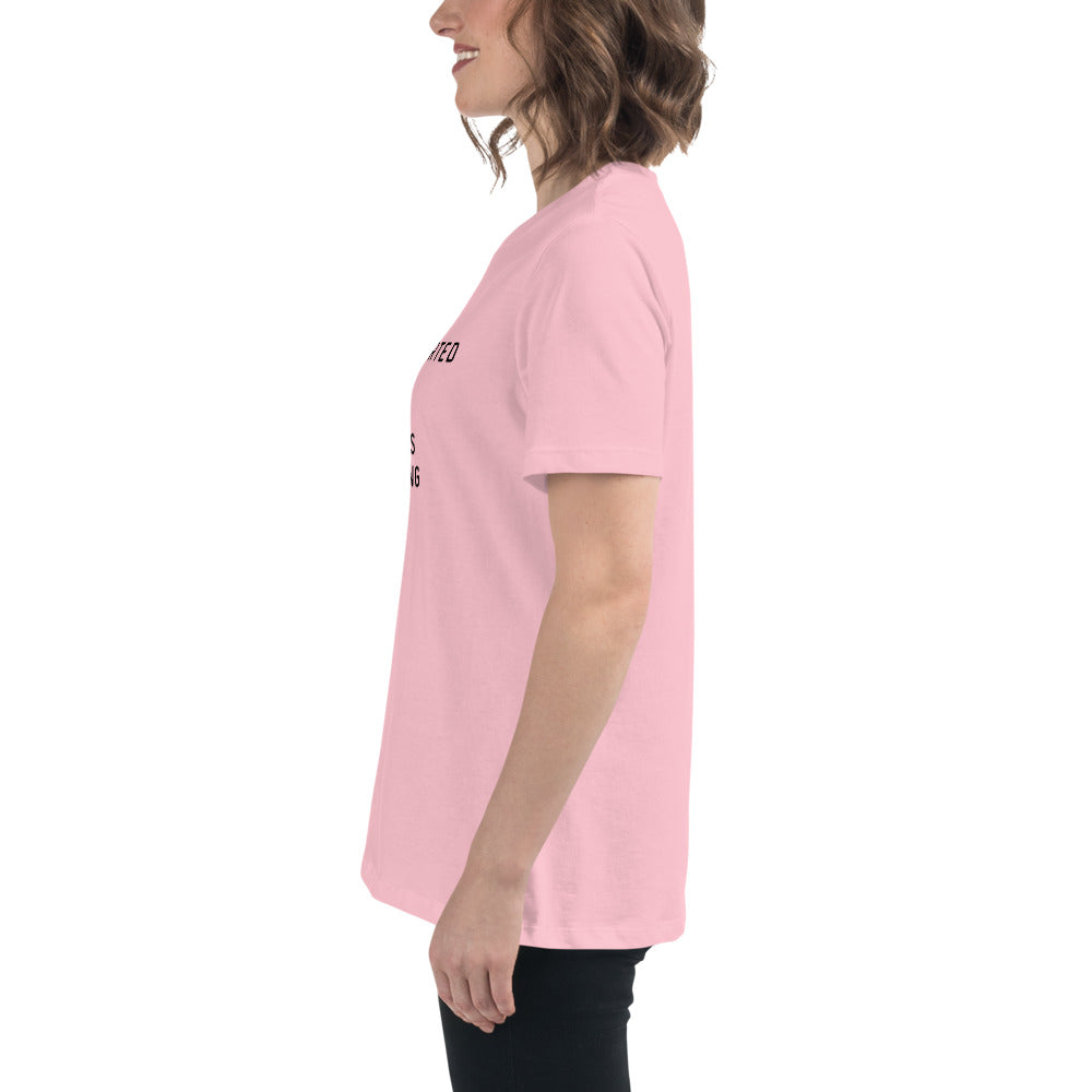 Introverted but will discuss knitting Women's Relaxed T-Shirt