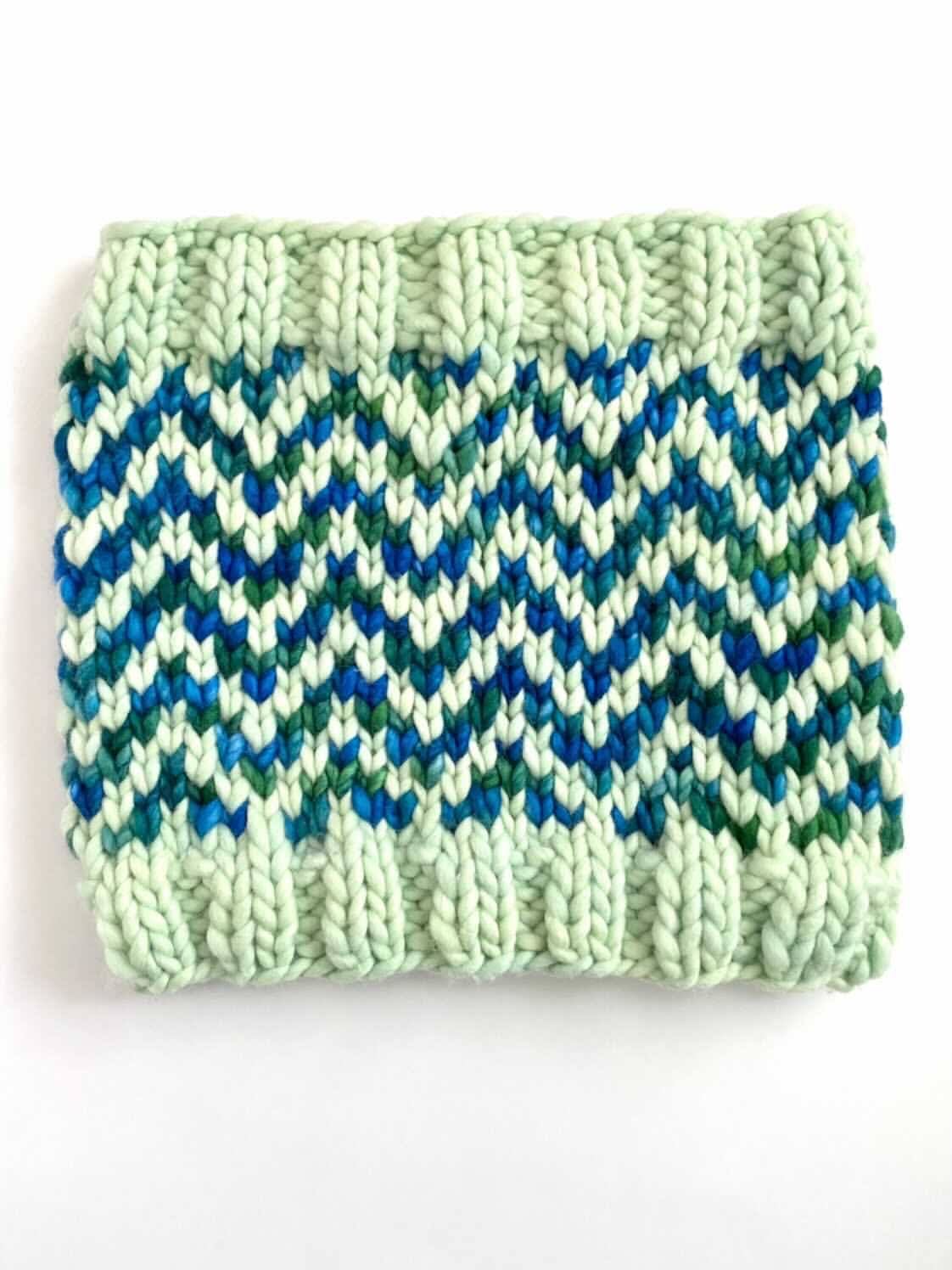 SUPER Find Your Way Cowl super bulky knitting PATTERN