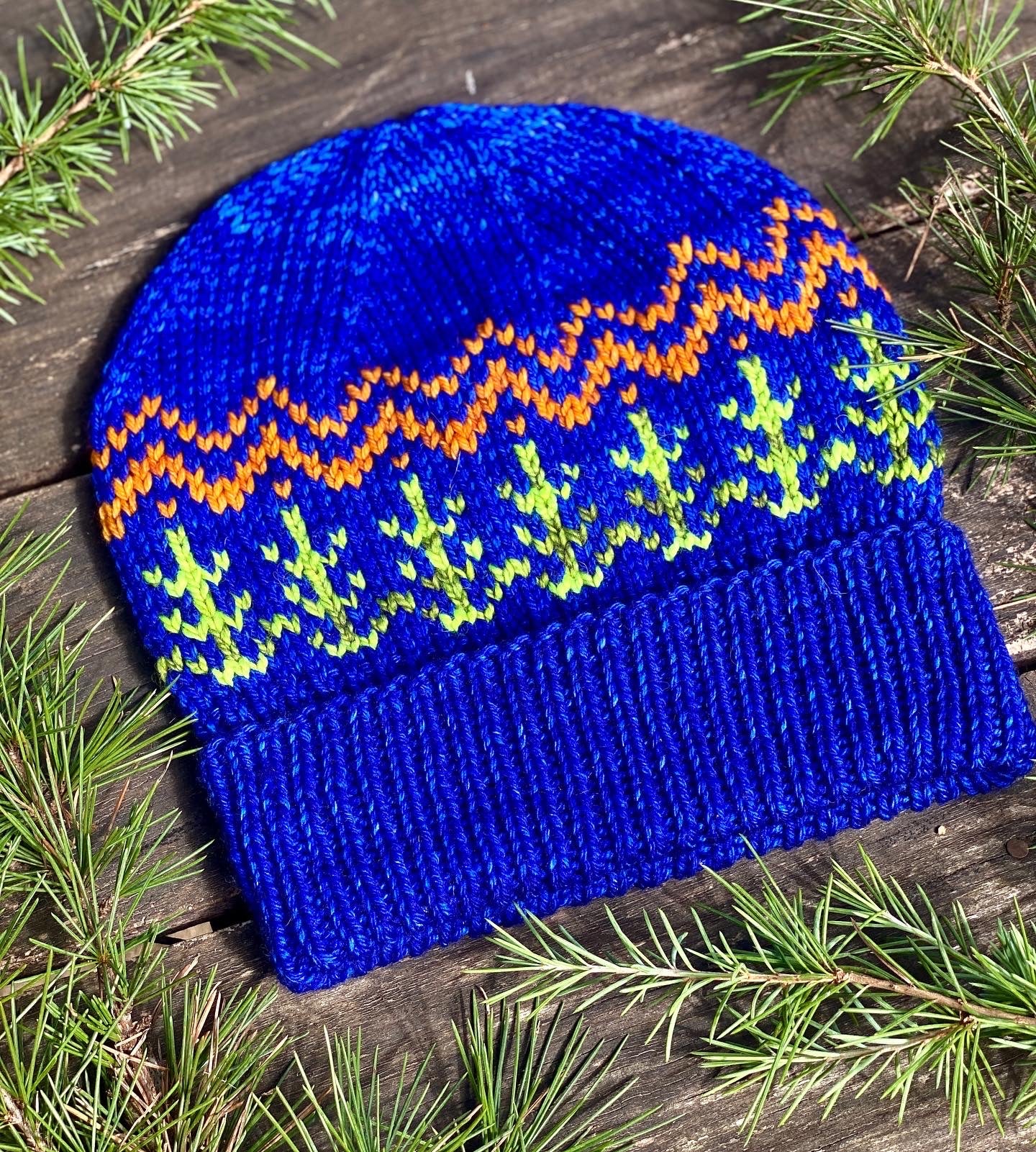 The Parker Beanie Knitting PATTERN colorwork fair isle digital download worsted