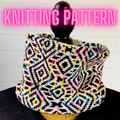 Eye in the Sky Cowl Knitting PATTERN colorwork fair isle