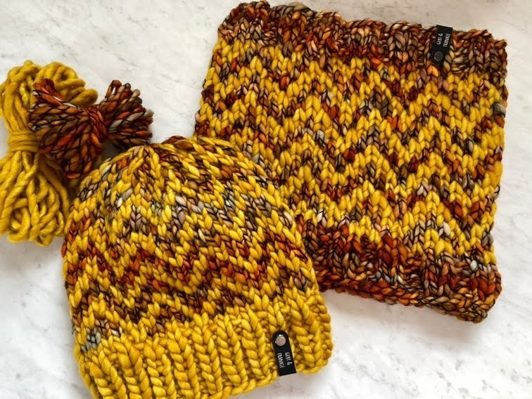 SUPER Find Your Way Cowl super bulky knitting PATTERN