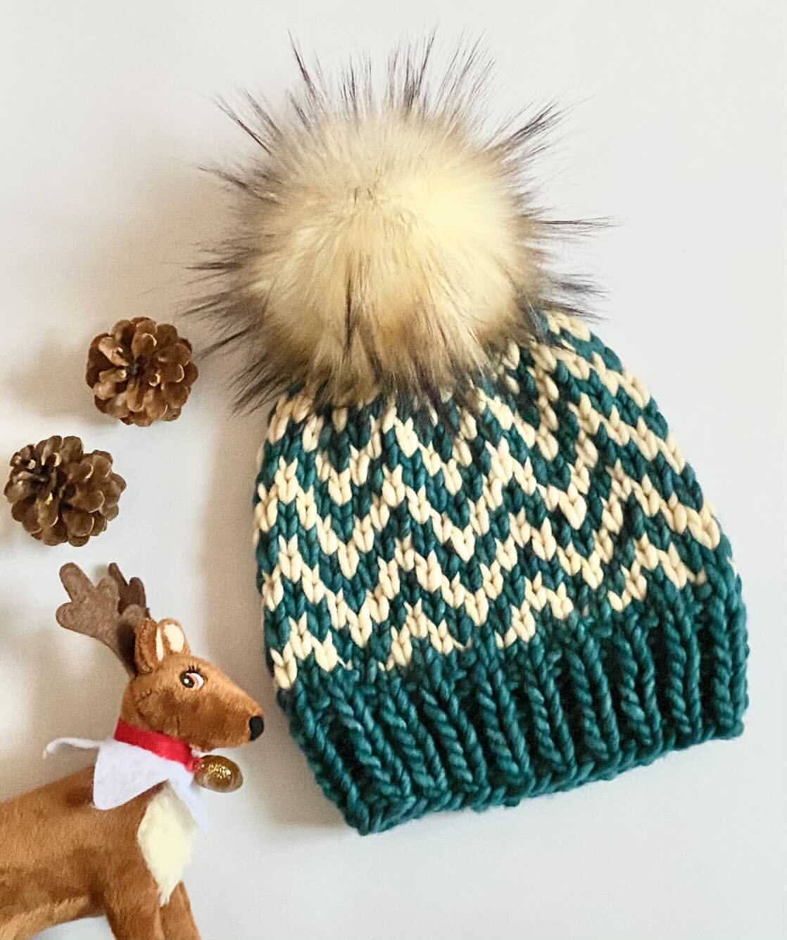 SUPER Find Your Way Beanie Super bulky knitting PATTERN
