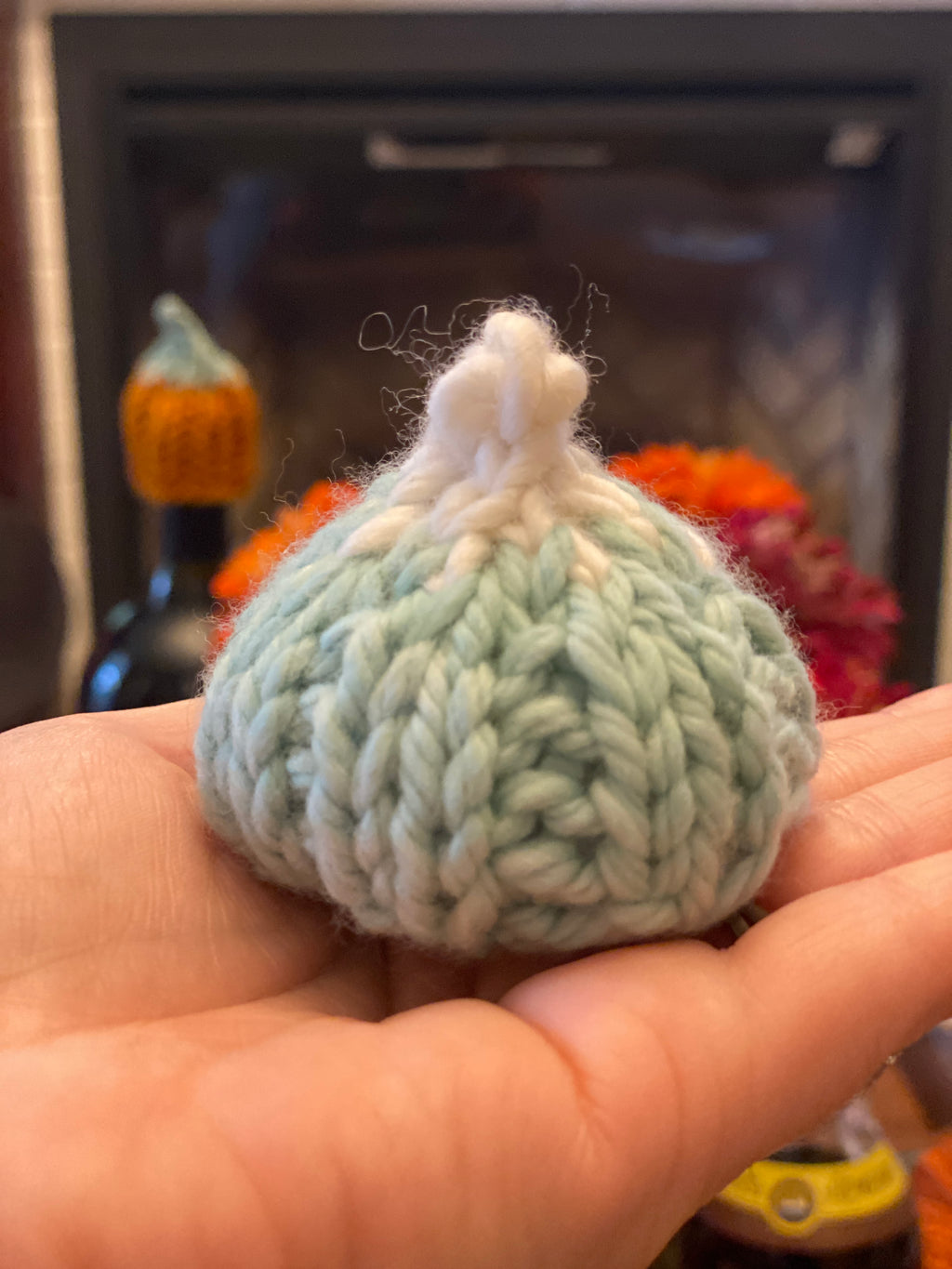 Heirloom Pumpkin Bitties KNITTING PATTERN fun stash buster holiday fall decor winter cute