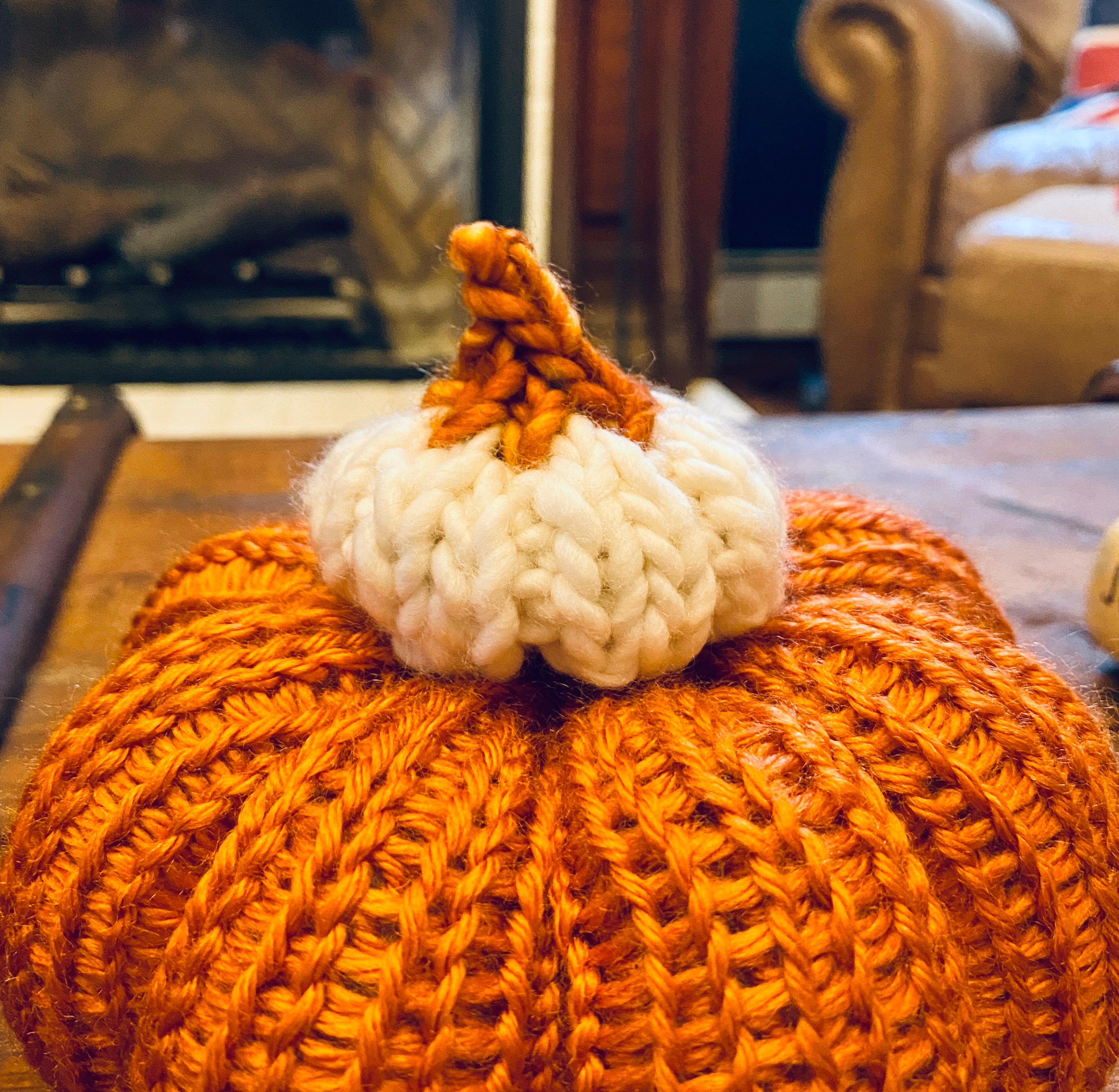 Heirloom Pumpkin Bitties KNITTING PATTERN fun stash buster holiday fall decor winter cute