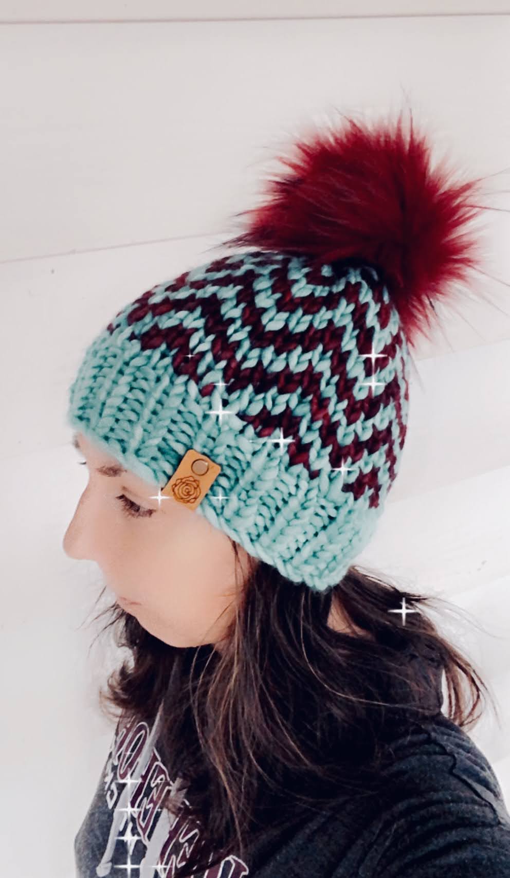 SUPER Find Your Way Beanie Super bulky knitting PATTERN