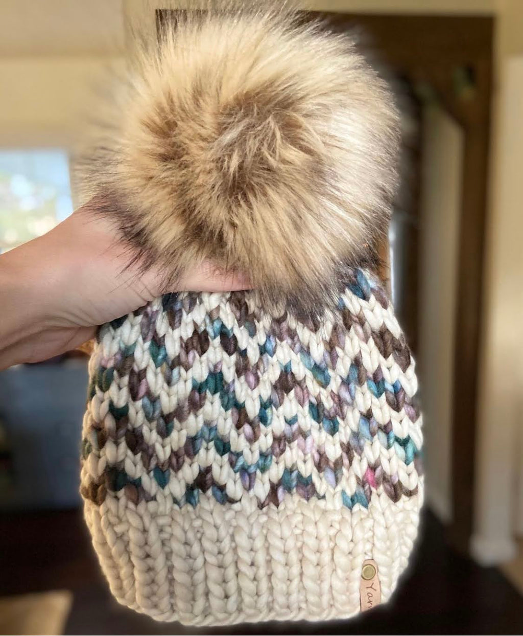 SUPER Find Your Way Beanie Super bulky knitting PATTERN