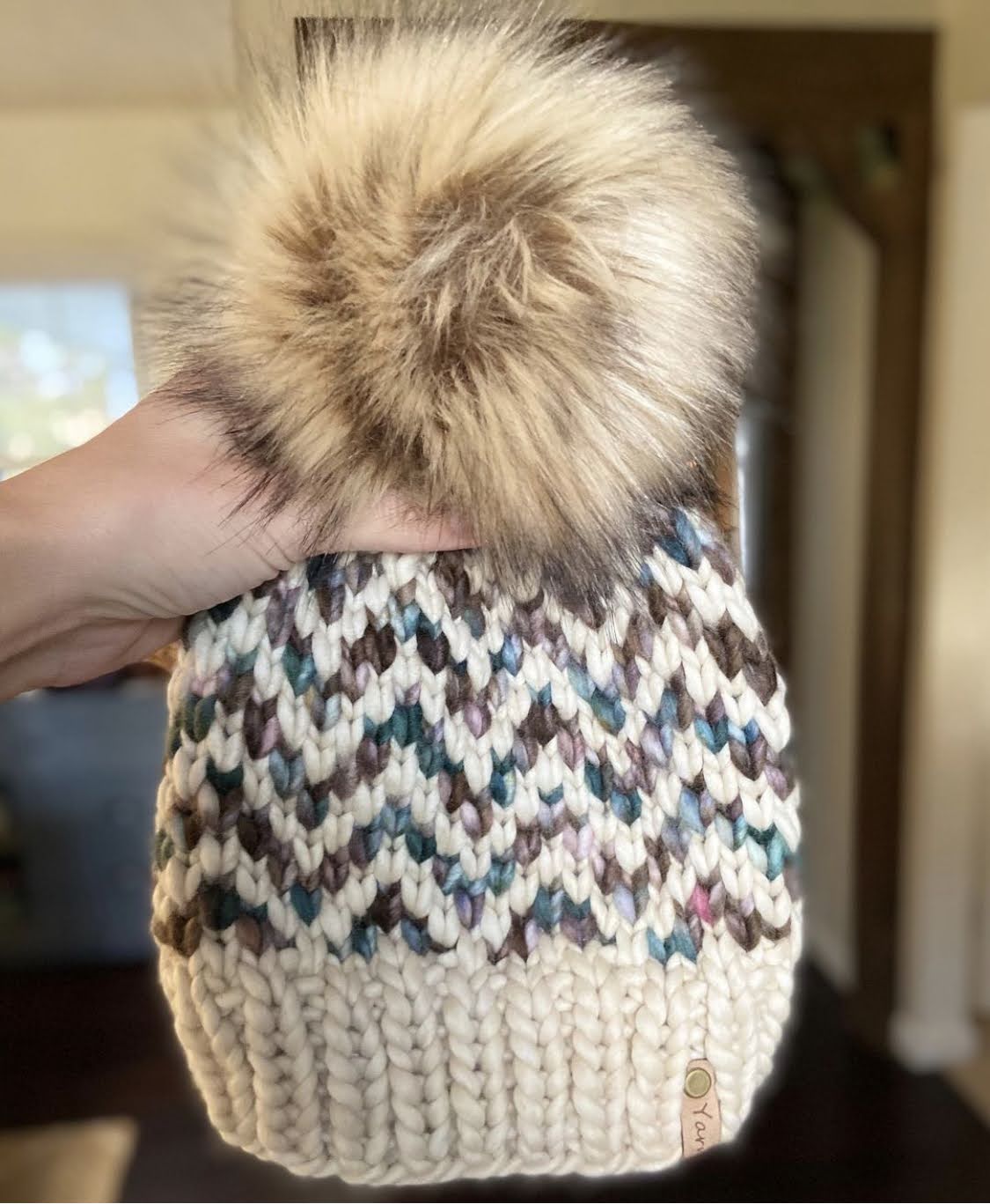 SUPER Find Your Way Beanie Super bulky knitting PATTERN