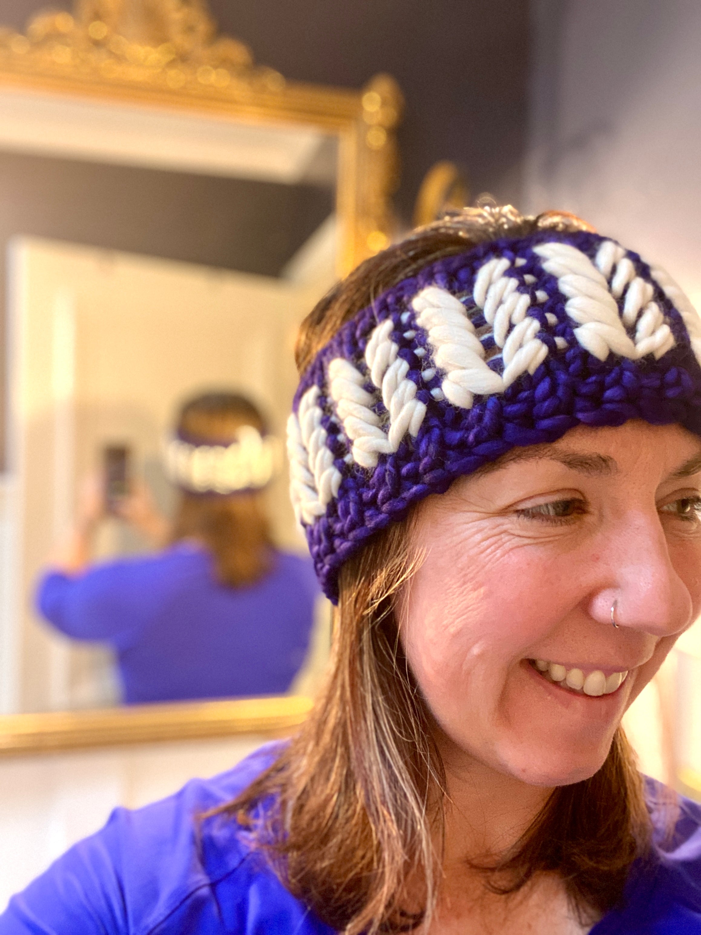 The Heartbreaker Earwarmer with bonus coffee cozy digital knitting super bulky PATTERN