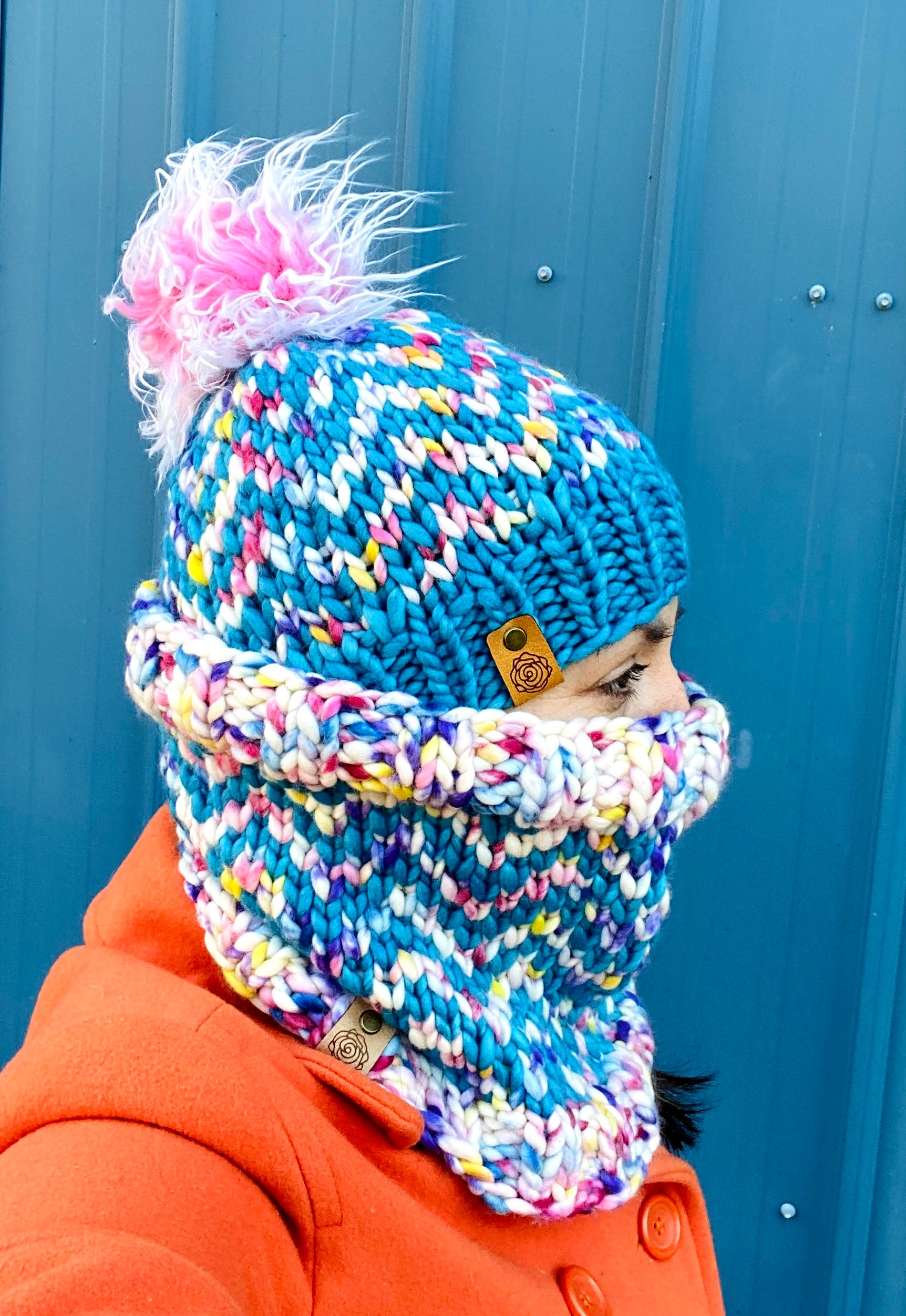 SUPER Find Your Way Cowl super bulky knitting PATTERN