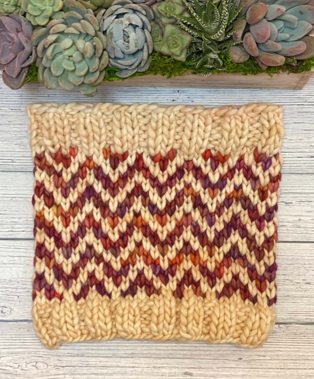 SUPER Find Your Way Cowl super bulky knitting PATTERN