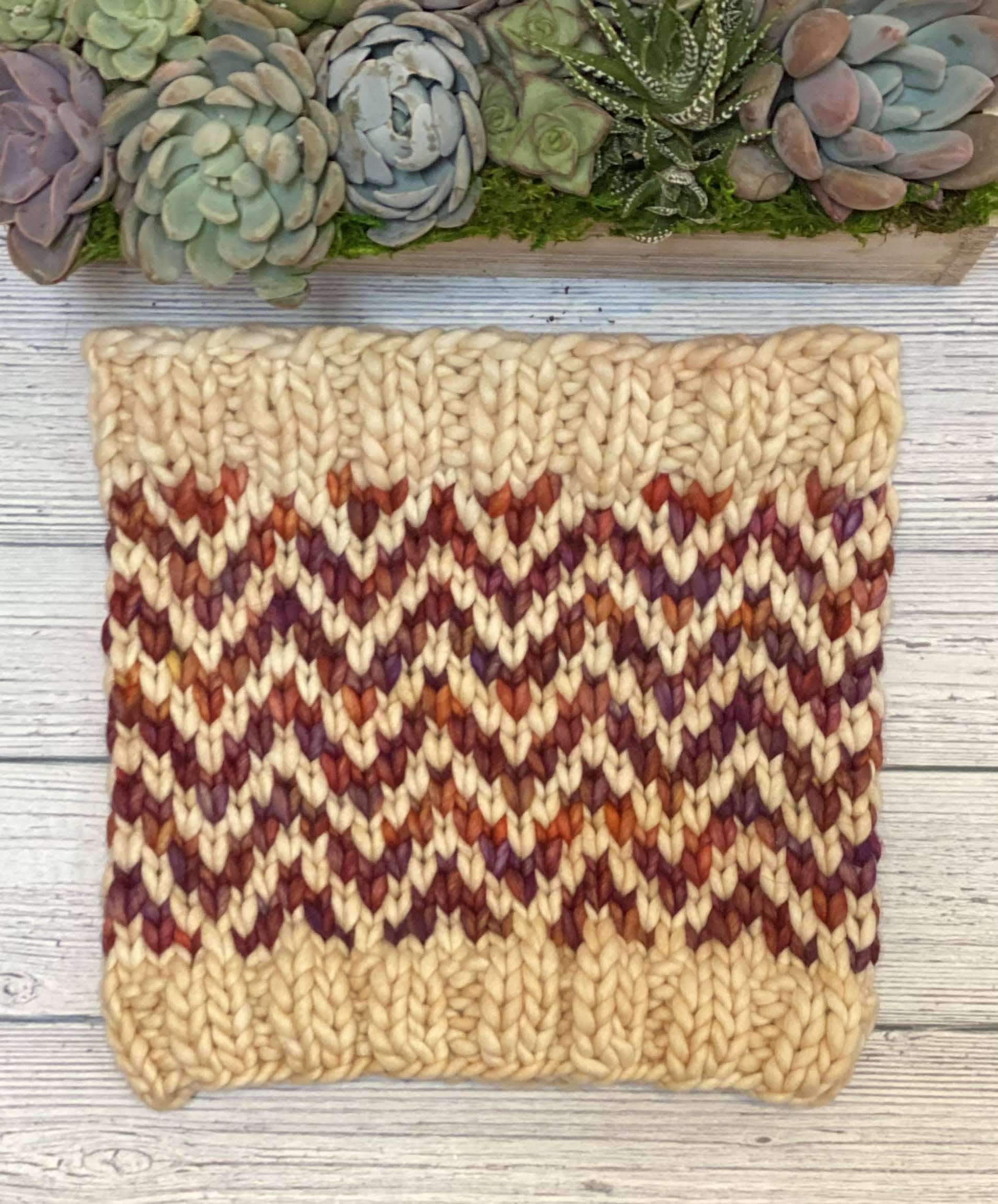 SUPER Find Your Way Cowl super bulky knitting PATTERN