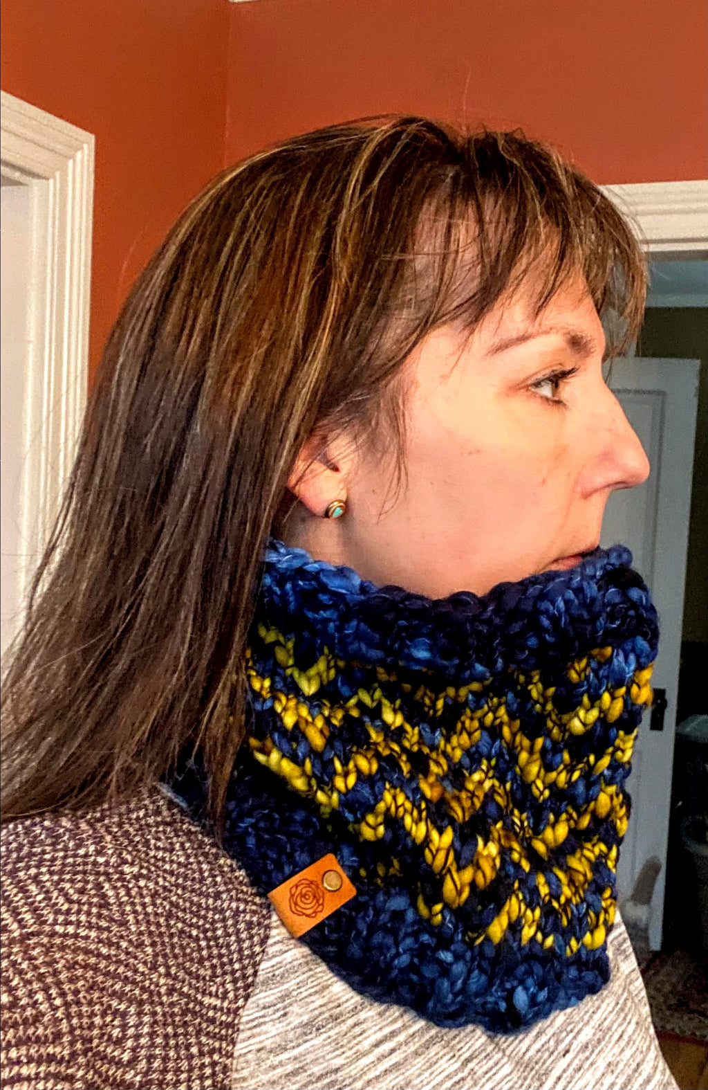 SUPER Find Your Way Cowl super bulky knitting PATTERN