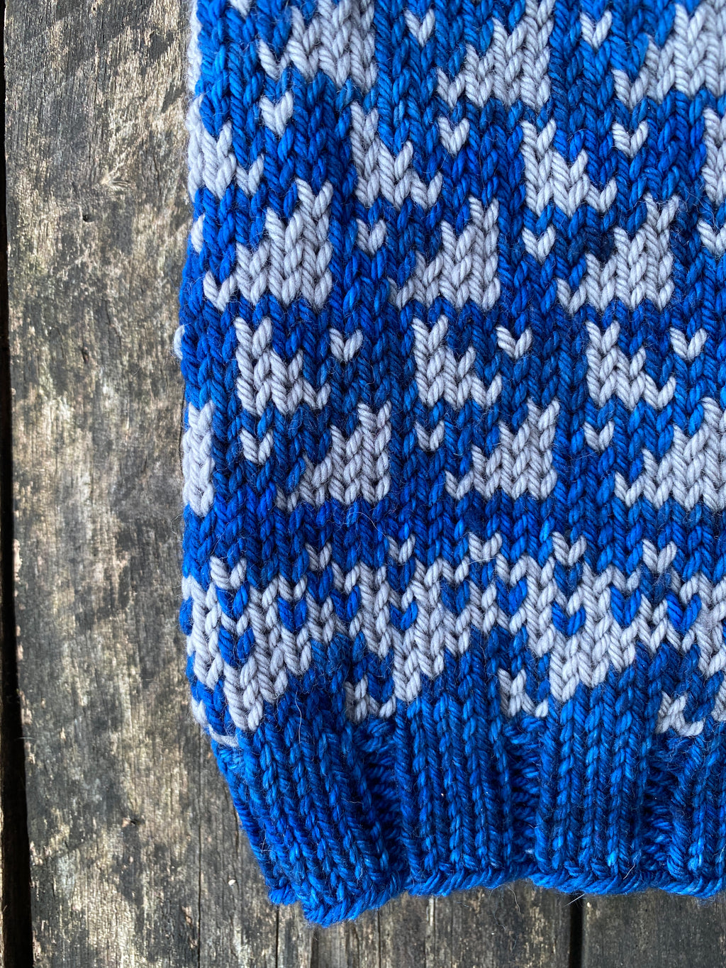 The Feeding Frenzy Beanie Knitting PATTERN color work sharks waves