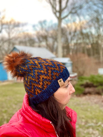 Find Your Way Beanie light bulky/worsted knit PATTERN