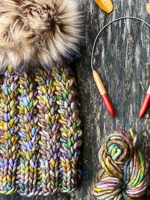 The Twisted Sister From Another Mister Beanie knit hat PATTERN